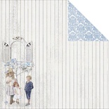 Лист двусторонней скрапбумаги Fabscraps - Shabbylicious Double-Sided Cardstock - Little Darlings, 30х30 см