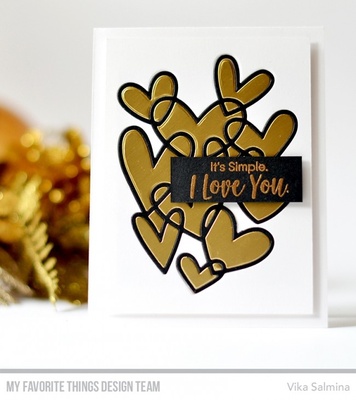 Лезвие My Favorite Things - Die-namics Hearts Entwined