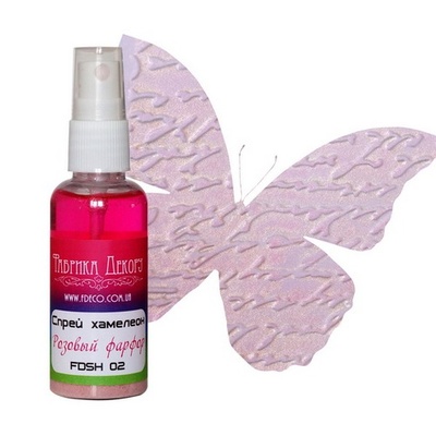 Фарба-спрей Фабрика Декору - Спрей хамелеон - Рожева порцеляна, 50 мл