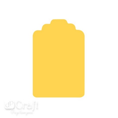 Дірокол фігурний 3,7СМ ТЕГ, TM dpCraft (Dalprint)