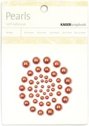 Напівперлинки на клейовій основі Copper від Kaisercraft, 50 шт.