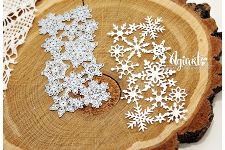 Ножі для вирубки від AgiArt - "Сніжний Фон"