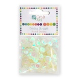 Пайетки круглые 9 мм, 10 г, полупрозрачные, TM dpCraft (Dalprint)