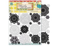 Натирки от Pink Paislee - She Art - Rub Ons - Doily Rub Ons