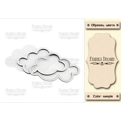 Заготовка для шейкера Облачко, цвет молочный, ТМ Фабрика Декора