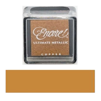 Чернила Tsukineko Encore Ultimate Metallic Small Ink Pad - Copper