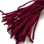 Синільний дріт, колір бордовий, 30 см, 1 штука