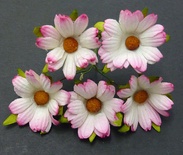Ромашки колір: рожевий, 45 мм, 5шт.