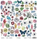 Бумага для скрапбукинга от Артелье - Весна, 30,5х30,5 см