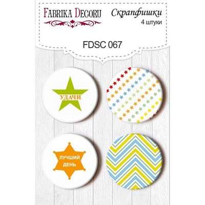 Набор скрапфишек Фабрика Декору из 4 шт FDSC067