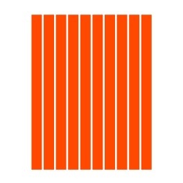 Набір смужок паперу для квілінгу, 1 колір (помаранчевий), 1,5х295мм, 160 г/м², 100 шт.
