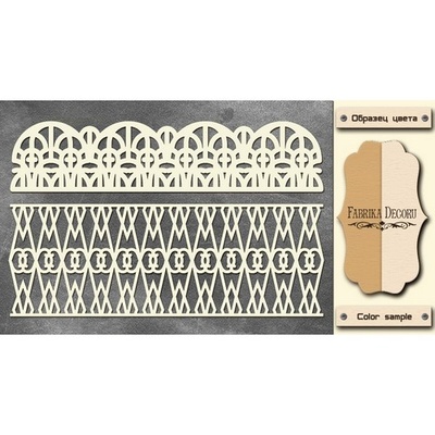 Чипборд Фабрика Декору - FDCH-070, колір молочний, крафт