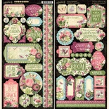 Лист наклеек Graphic 45 - Bloom Stickers
