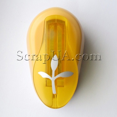 Фигурный дырокол Чарівна Мить - Тройной листик, размер 2.5 см