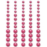 Половинки перлин на клейовій основі Queen & Co - Pearls Pretty Pink, 60 штук