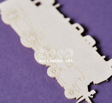 Чипборд от Wycianka - Ретро - паровозики, 3 дет.