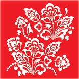 Трафарет - Цветы2, 18*18см