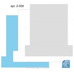 Z-009 Набір (блакитна, біла, сіра)