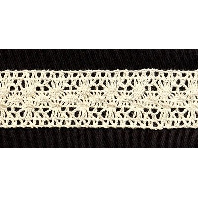 В’язане мереживо, колір бежевий, ширина 25 мм, довжина 90 см