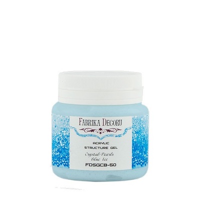Текстурна паста Хрустальна. блакитний лід, ТМ Фабрика Декору, 50 мл