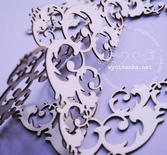 Чипборд від Wycinanka - Куточки ажурні, 7x7 см