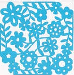 Трафарет - Фабрика Декору - квітниковий лук 15см Х15см