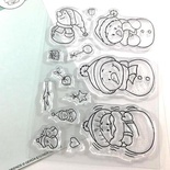 Набор штампов Gerda Steiner - Snowman Friends 4x6 Clear Stamp Set