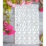 Чипборд ScrapBox — набір цифр Hi-218