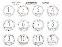 Набір наліпок (стікерів) для журналінгу 1 - 085, ТМ Фабрика Декору