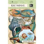 Наклейки от K&Company: Морские животные, кардсток, Путешествие