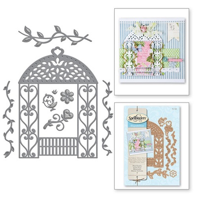Ніж для вирубки від Spellbinders - Victorian Garden Floral Gazebo