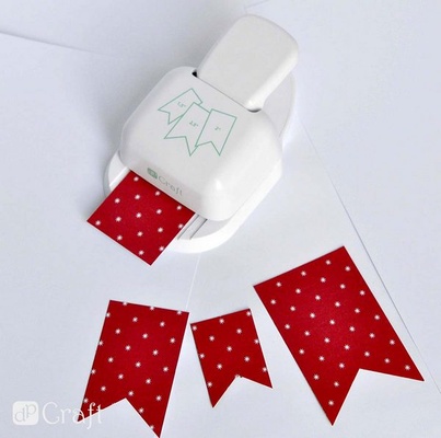 Фігурний дірокол 3 в 1 Flag Прапорець, TM dpCraft (Dalprint)