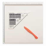 Дошка для бігування 30,5x30,5 CM, з трикутником та паличкою для згинів, dpCraft