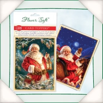 Заготовка для листівок від Flower Soft - Magical Santa
