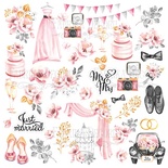 Набір картинок для вирізання Say Yes 20x20см, ТМ Фабрика Декору