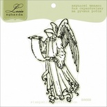 Акриловий штамп Lesia Zgharda ангел SW009, 4,8*7,9