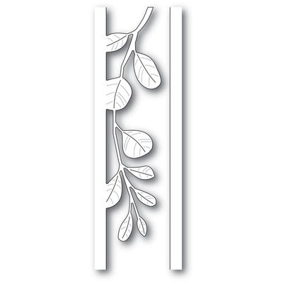 Набір з ножа для вирубки і трафарета від Poppystamps - Mistletoe Side Strips and Stencil