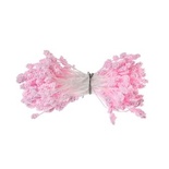 Тичинки двосторонні, рожеві, 55x3мм, 144 шт.