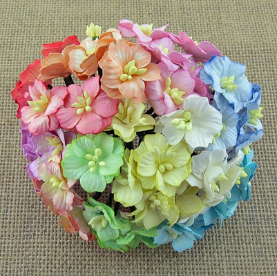 Цветы яблони, ассорти микс, 50 шт.