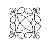 Акриловий штамп W027a Віньєтка, розмір 2,2х2,2см