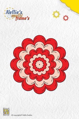 Набір ножів для вирубки Nellie's Multi Frame Die - Incire Flower