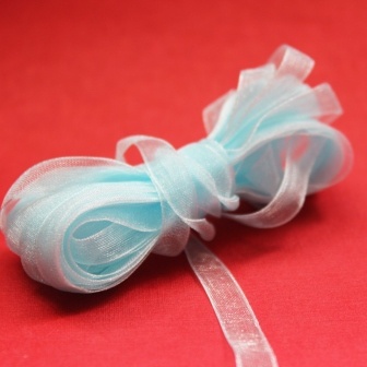 Стрічка з Бавовна LightCyan, 6мм, колір блакитний, 5 м