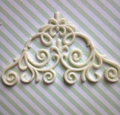 Гибкие пластиковые фигурки - Вензель №8, 4х4см