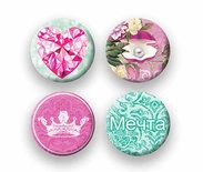 Набір металевих фішок від ScrapBerryʼs "Коштовності" №6