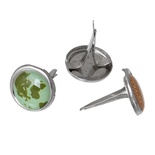 Набір брадсів з срібною окантовкою №1, кольори - рандомні, 20 шт.