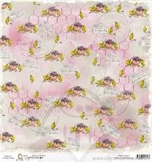 Аркуш паперу для скрапбукінгу від Magnolia - BLESS/ROSE