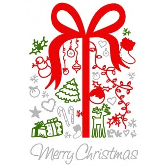 Папка для тиснення Couture Creations - Presents, Ho! Ho! Ho! Collection (A2)