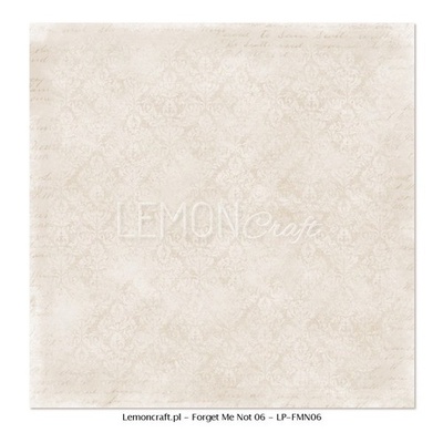 Аркуш двостороннього паперу для скрапбукінгу від LemonCraft - Forget Not Not 06