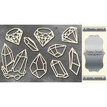 Чипборд Фабрика Декору - Brilliant 2, колір срібло