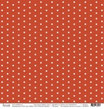 Лист бумаги для скрапбукинга от Polkadot - "В белый горошек" из коллекции "Время чудес"